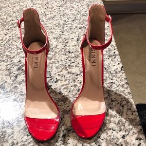 Simmi Red High-Heel Sandal